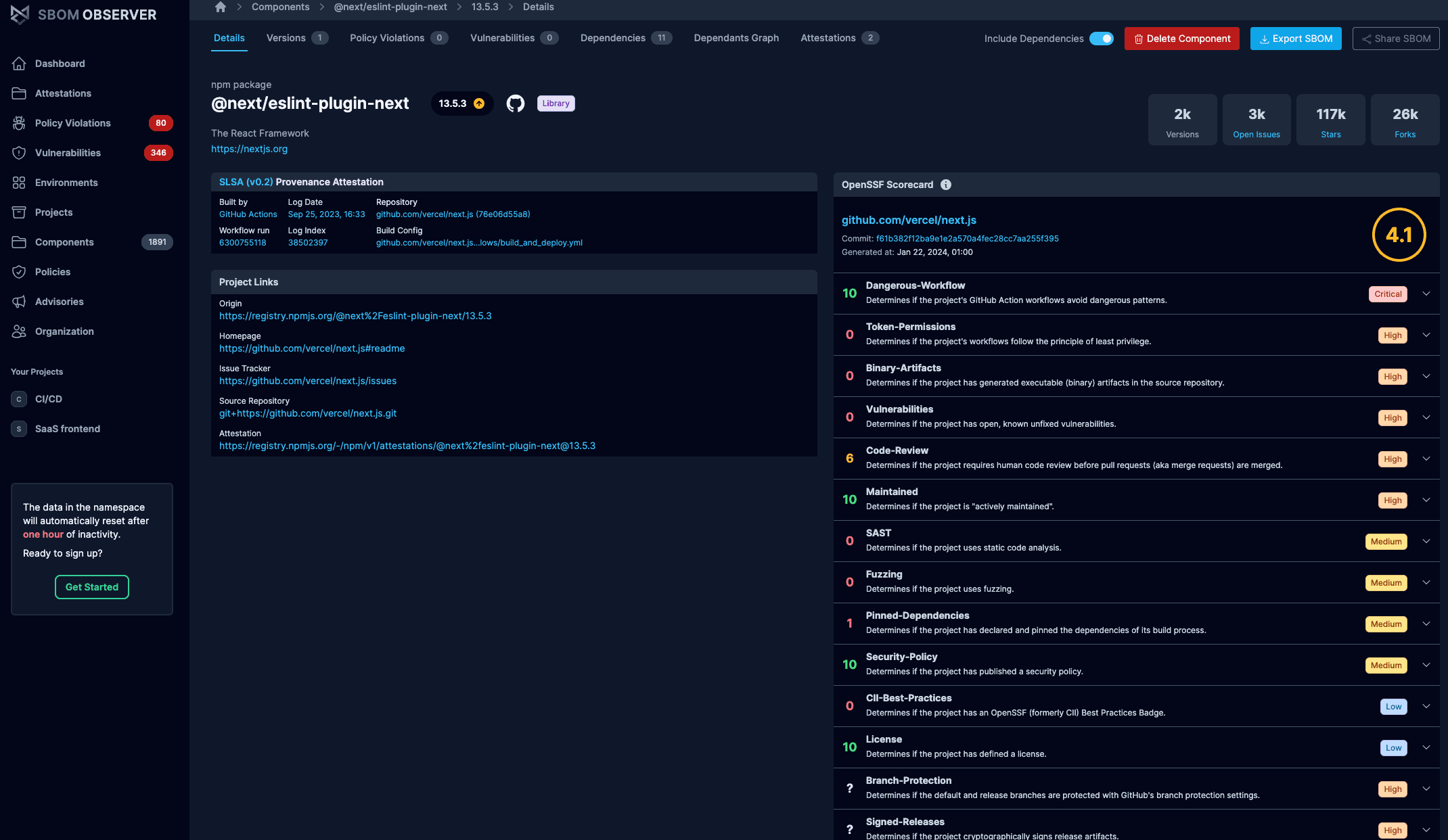 Product screenshot